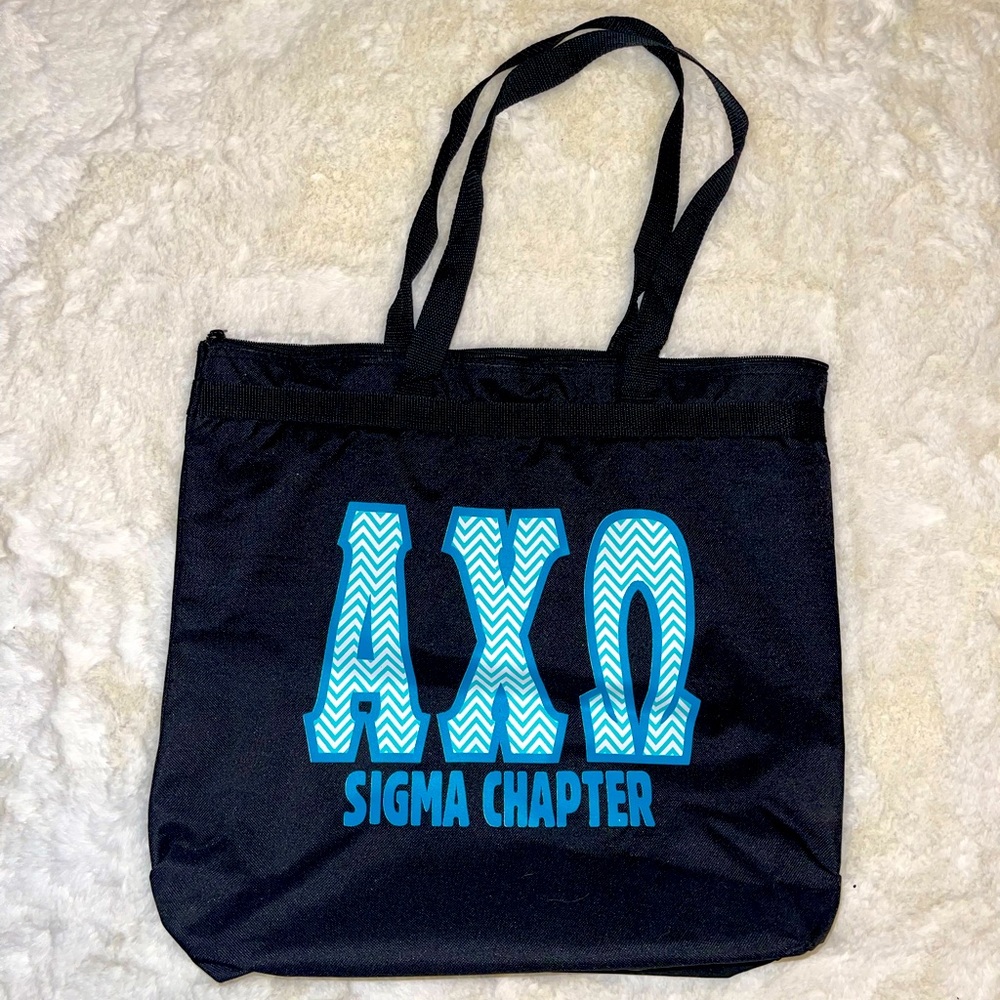 Alpha Chi Omega/AXO Canvas Tote Bag